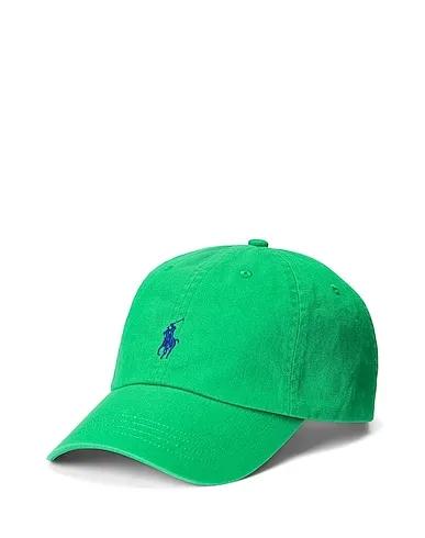 Green Gabardine Hat COTTON CHINO BALL CAP