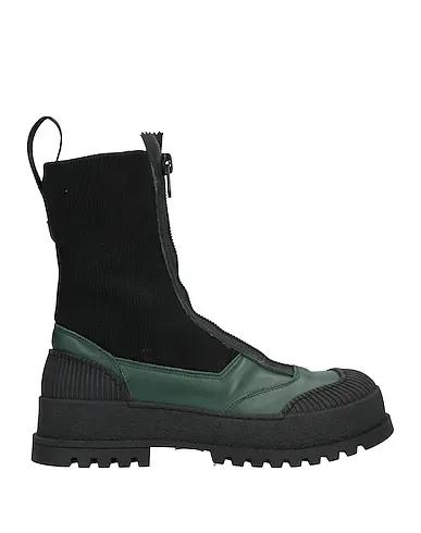Green Jersey Ankle boot