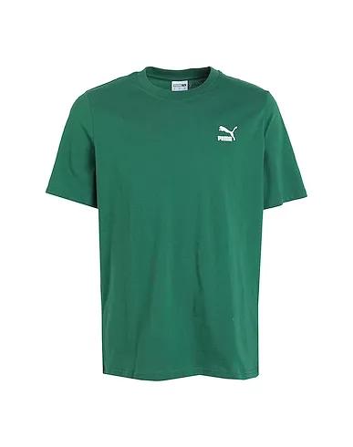 Green Jersey Basic T-shirt Classics Small Logo Tee
