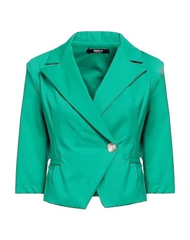 Green Jersey Blazer