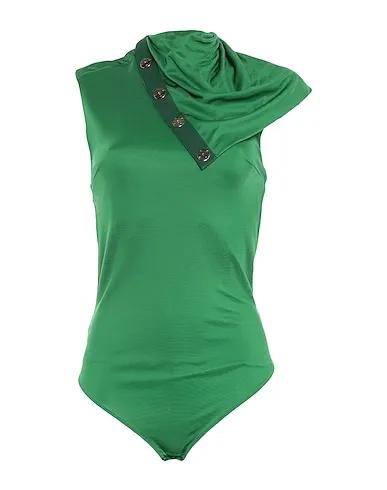 Green Jersey Bodysuit