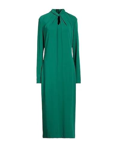 Green Jersey Elegant dress