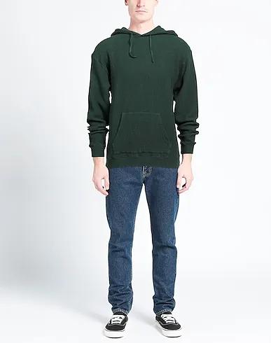 Green Jersey Hooded sweatshirt