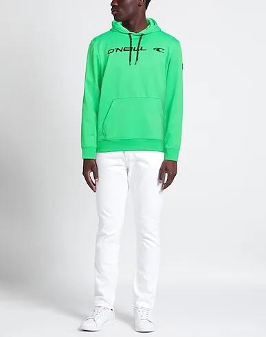 Green Jersey Hooded sweatshirt