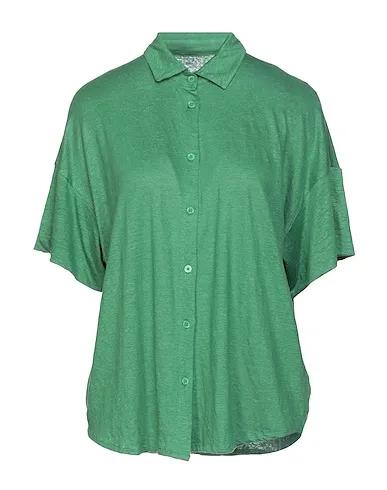 Green Jersey Linen shirt