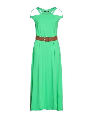 Green Jersey Long dress