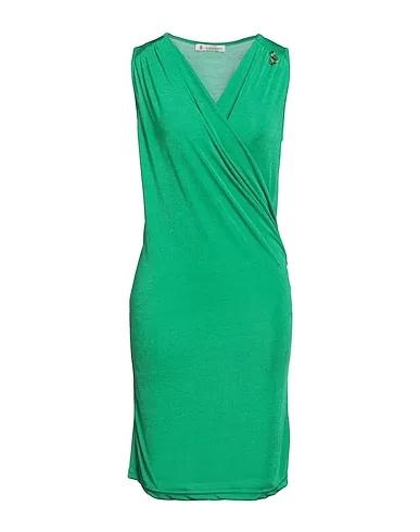 Green Jersey Short dress