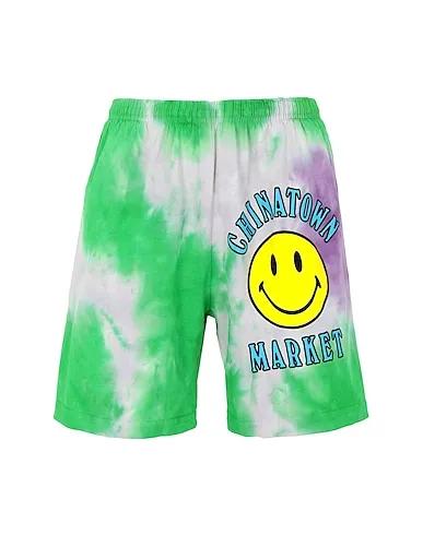 Green Jersey Shorts & Bermuda SMILEY MULTI SWEATSHORT
