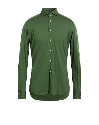Green Jersey Solid color shirt