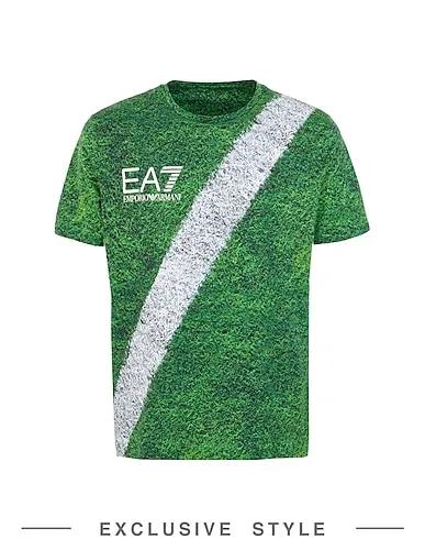 Green Jersey T-shirt YOOXSOCCERCOUTURE
