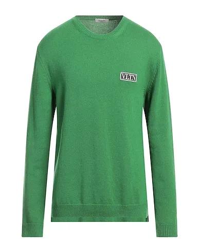Green Knitted Cashmere blend