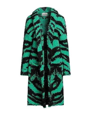 Green Knitted Coat