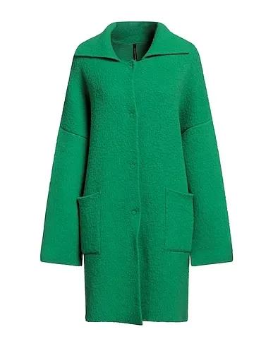 Green Knitted Coat