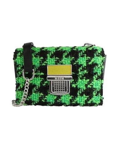Green Knitted Cross-body bags