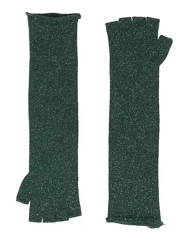 Green Knitted Gloves