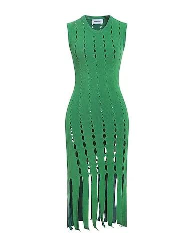 Green Knitted Midi dress