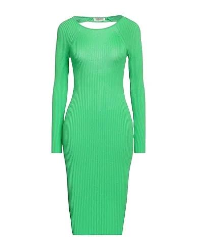 Green Knitted Midi dress