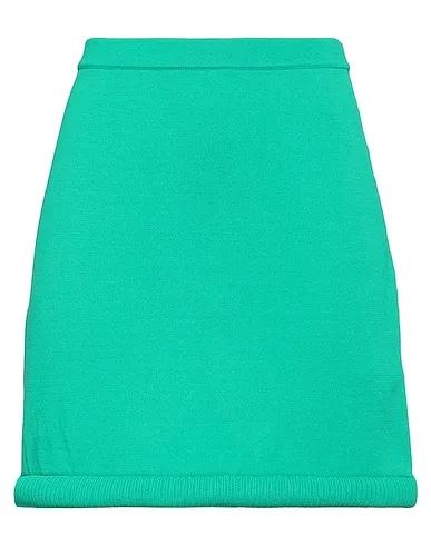 Green Knitted Mini skirt