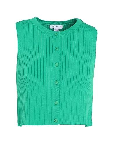 Green Knitted Oversize-T-Shirt