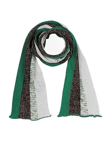 Green Knitted Scarves and foulards