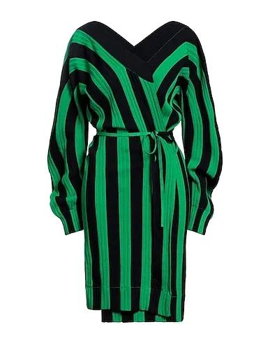 Green Knitted Short dress