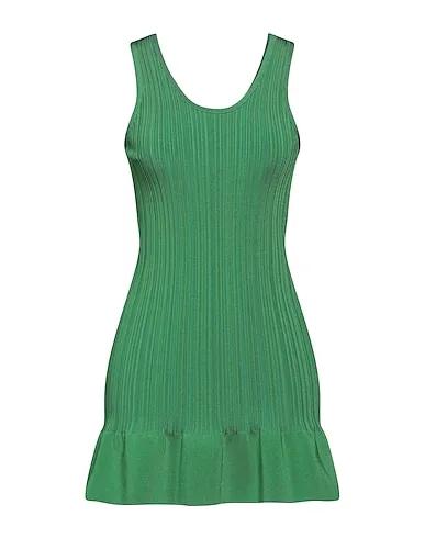 Green Knitted Short dress