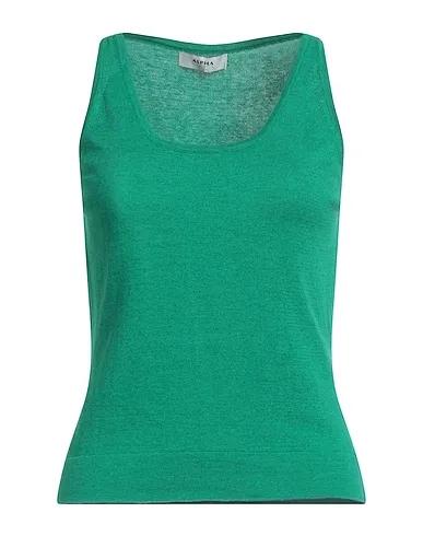 Green Knitted Tank top