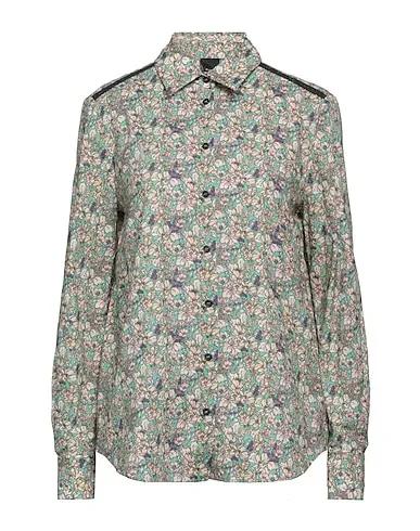 Green Lace Floral shirts & blouses