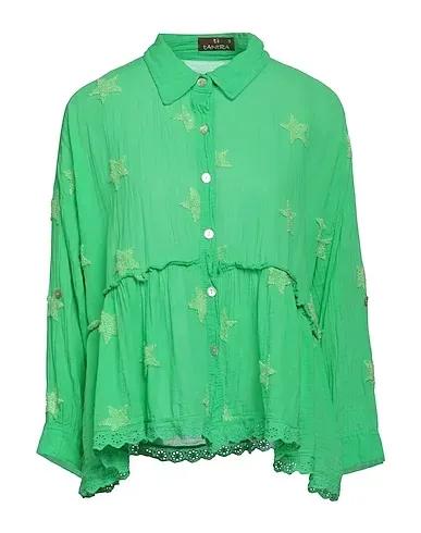 Green Lace Lace shirts & blouses