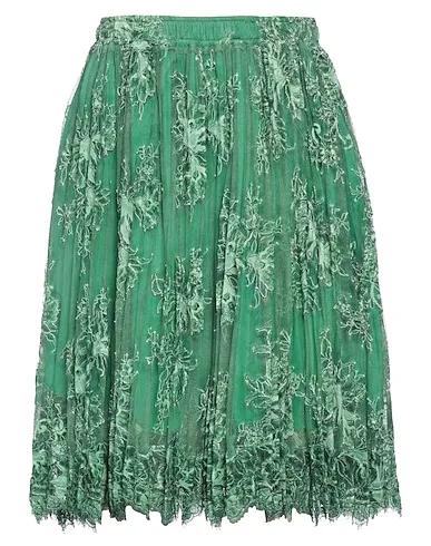 Green Lace Mini skirt