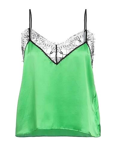 Green Lace Silk top