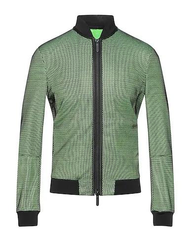 Green Leather Bomber