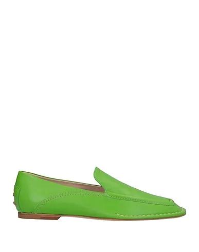 Green Leather Loafers