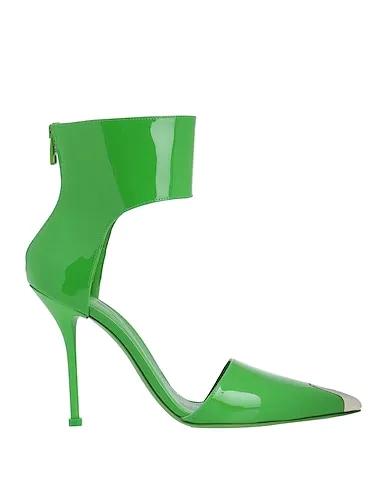 Green Leather Pump