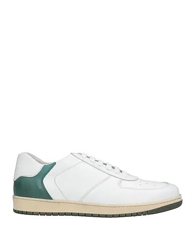 Green Leather Sneakers