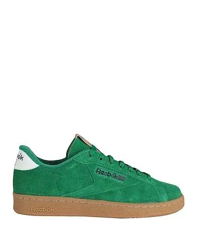 Green Leather Sneakers Club C Grounds 