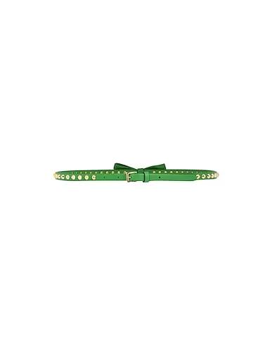 Green Leather Thin belt
