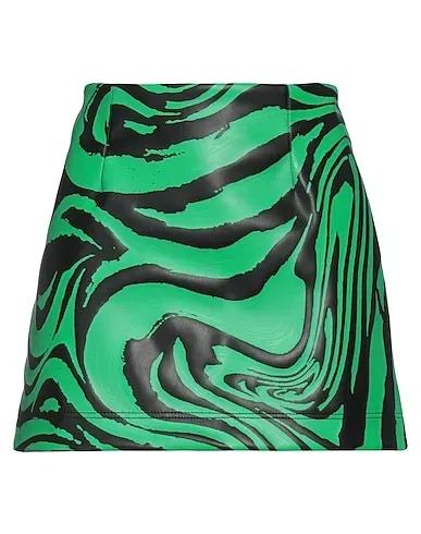 Green Mini skirt