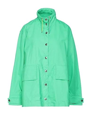Green Plain weave Jacket