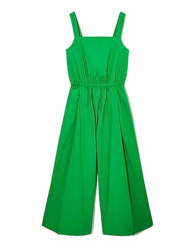 Green Plain weave Jumpsuit/one piece