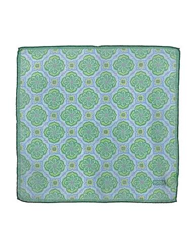 Green Plain weave Scarves and foulards