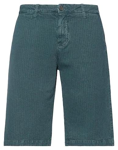 Green Plain weave Shorts & Bermuda