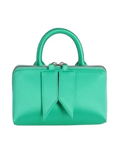 Green Satin Handbag