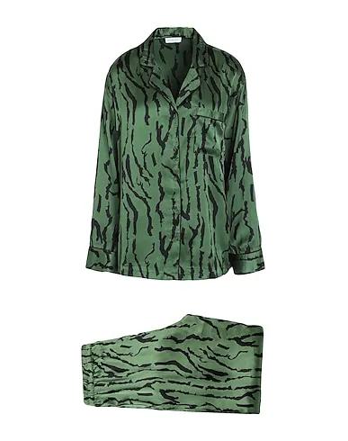 Green Satin Sleepwear