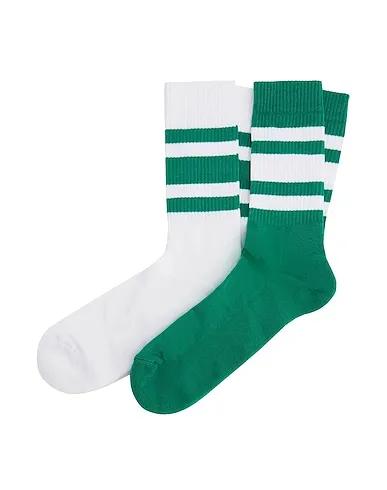 Green Short socks 2 PACK ORGANIC COTTON STRIPES SOCKS
