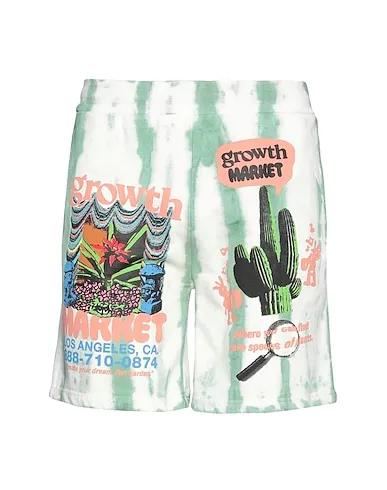 Green Shorts & Bermuda GROWTH MARKET TIE-DYE SWEATSHORTS