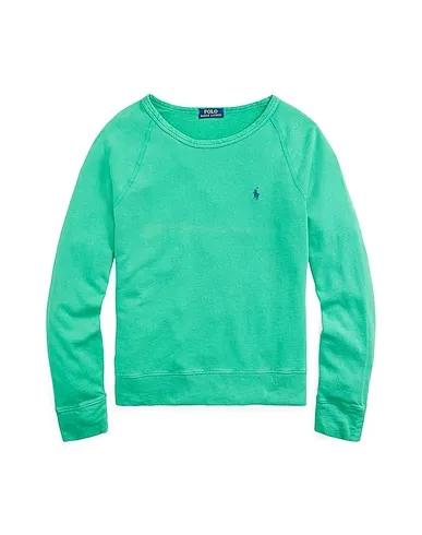 Green Sweatshirt COTTON SPA TERRY SWEATSHIRT
\
