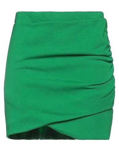 Green Sweatshirt Mini skirt