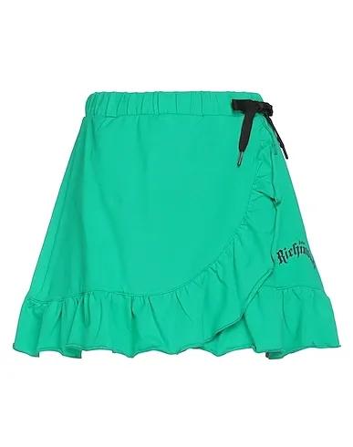 Green Sweatshirt Mini skirt