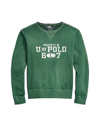 Green Sweatshirt Sweatshirt U. OF POLO FLEECE SWEATSHIRT
